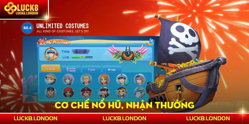 Cơ chế nổ hũ, nhận thưởng